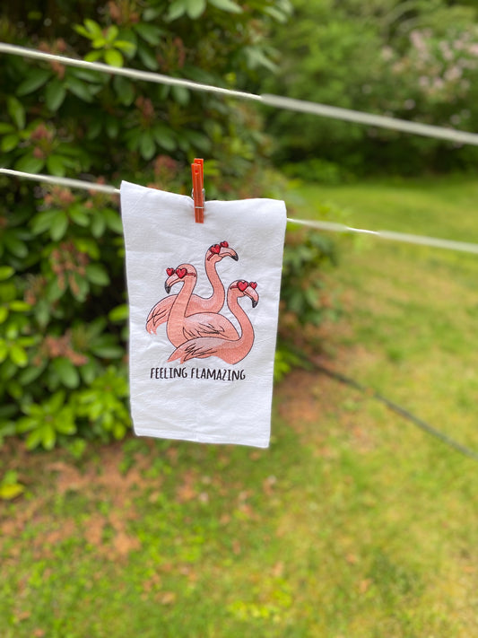 Flimingomazing Tea Towel