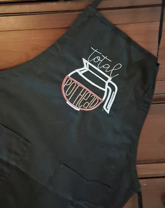 Funny Apron Total Pothead