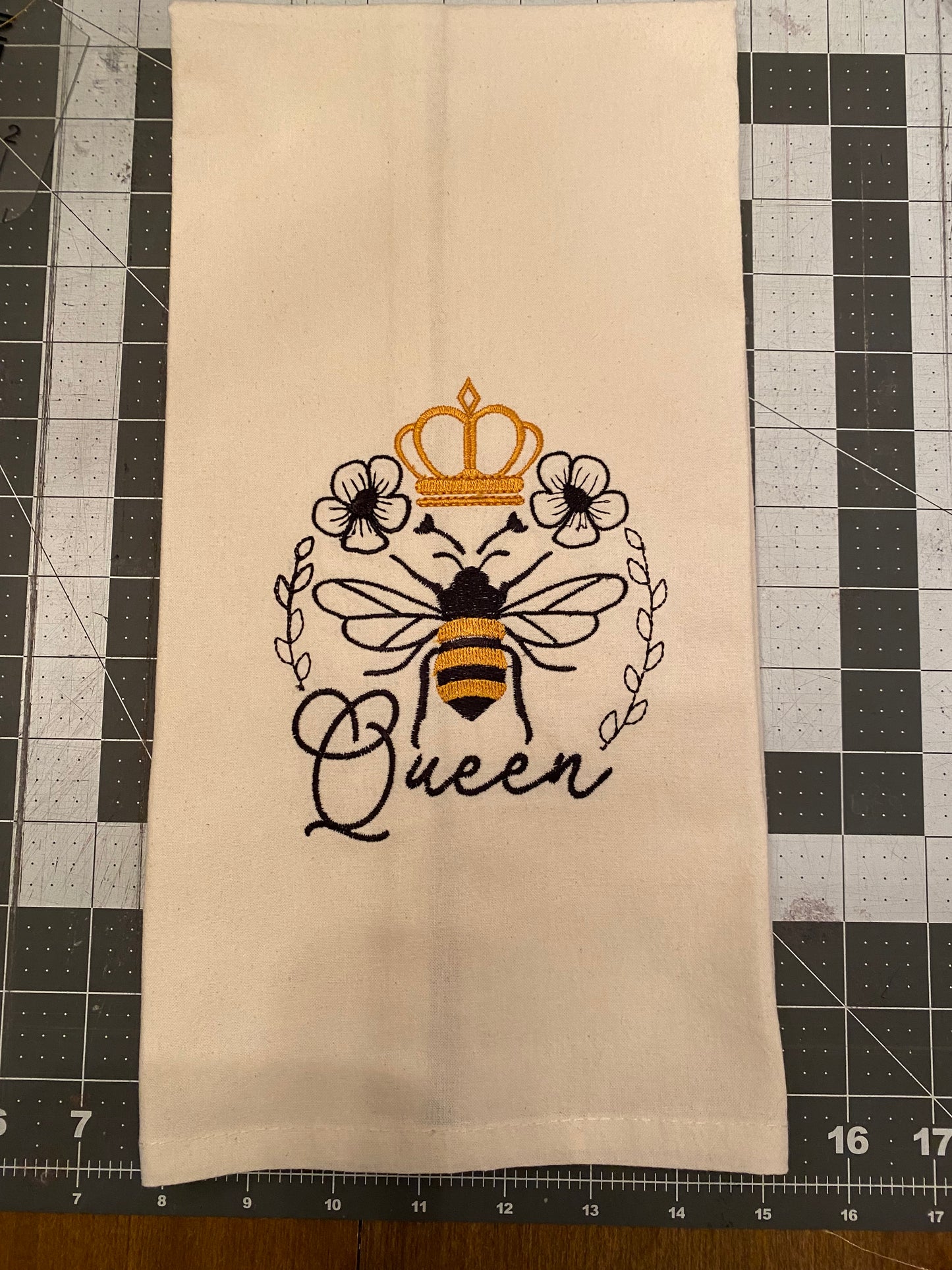 Queen Bee Tea Towel