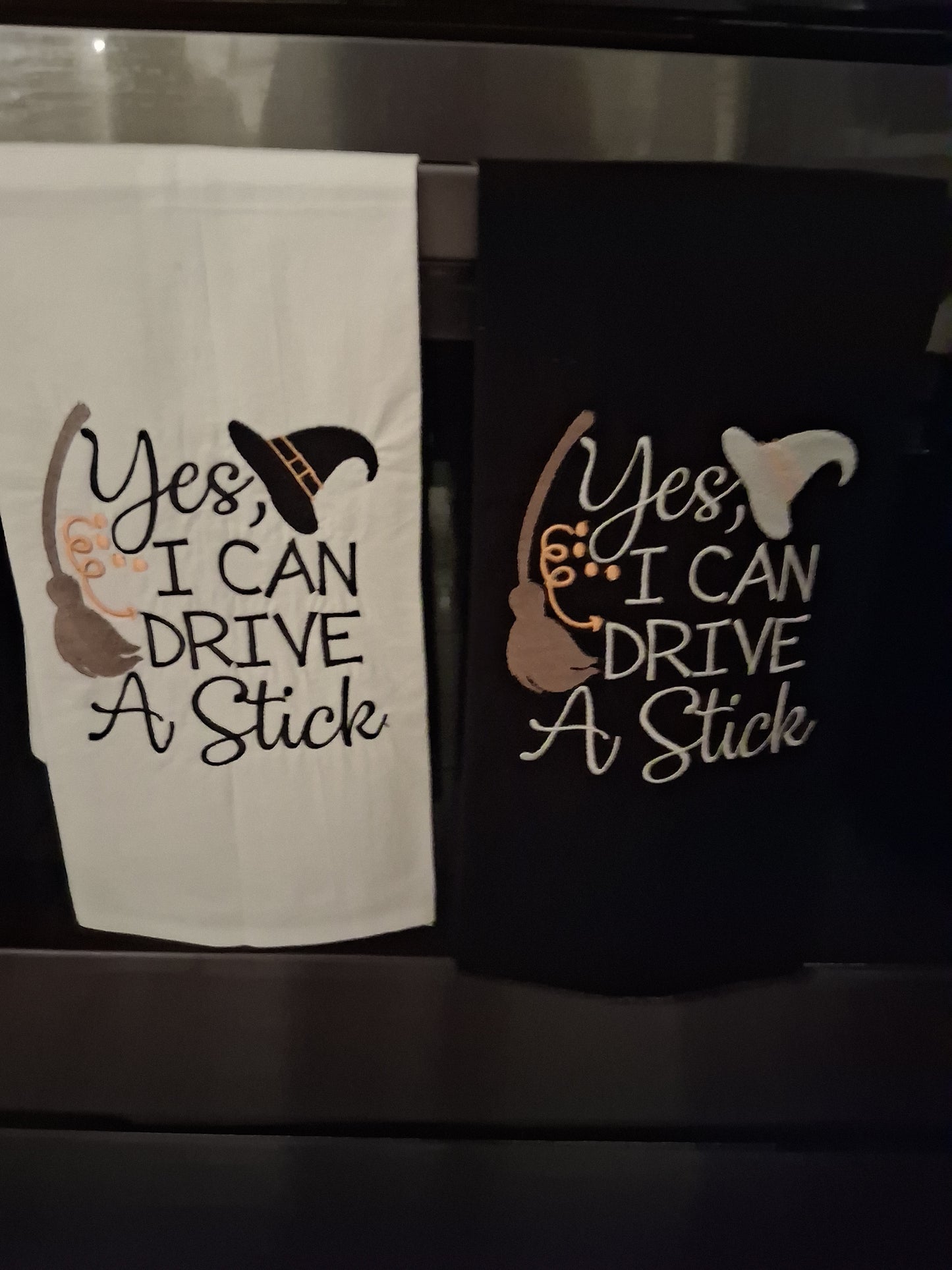 Yes, I Can Drive A Stick Tea Towels